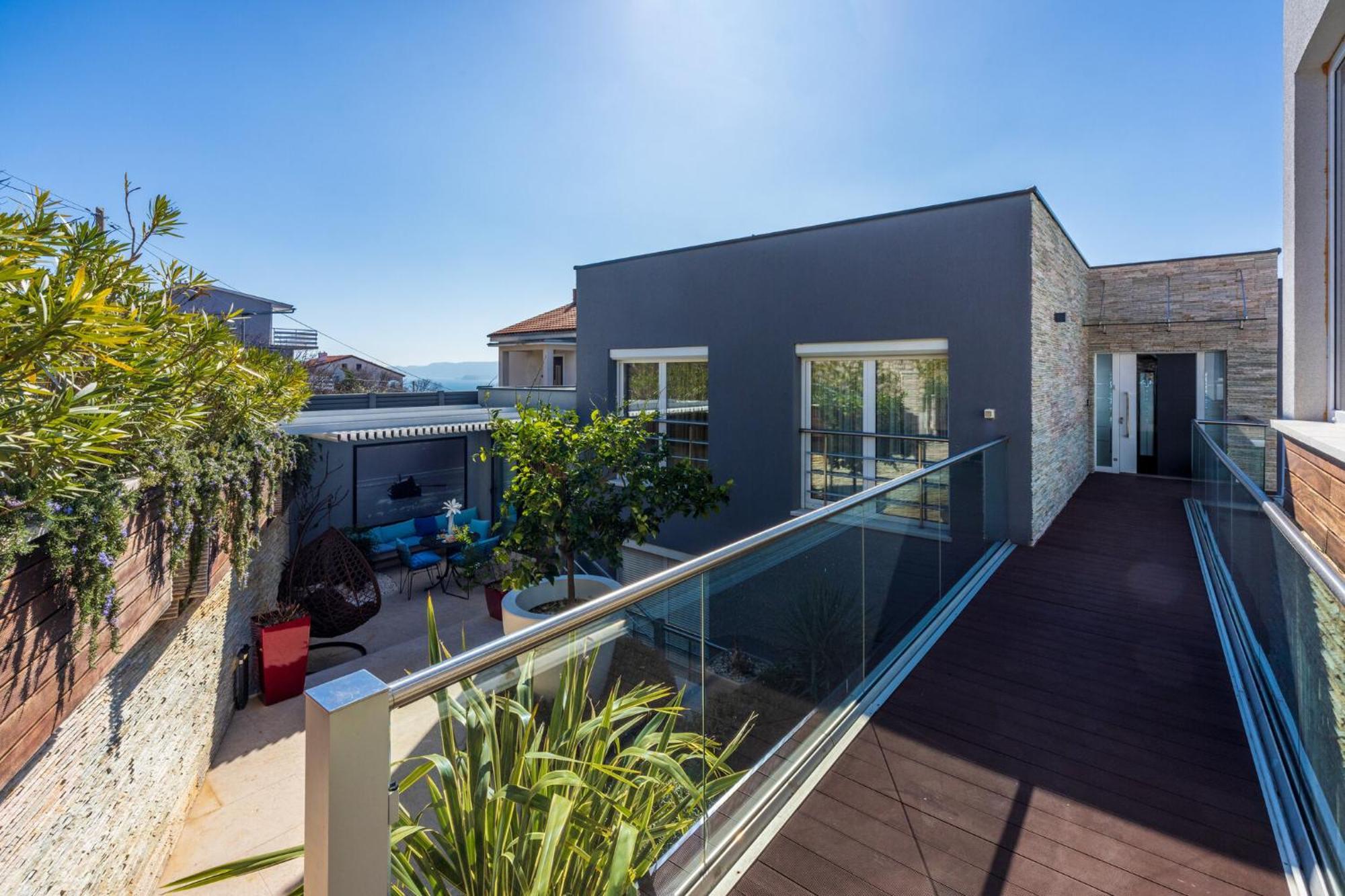 Panoramica Apartment With Whirlpool Crikvenica Esterno foto